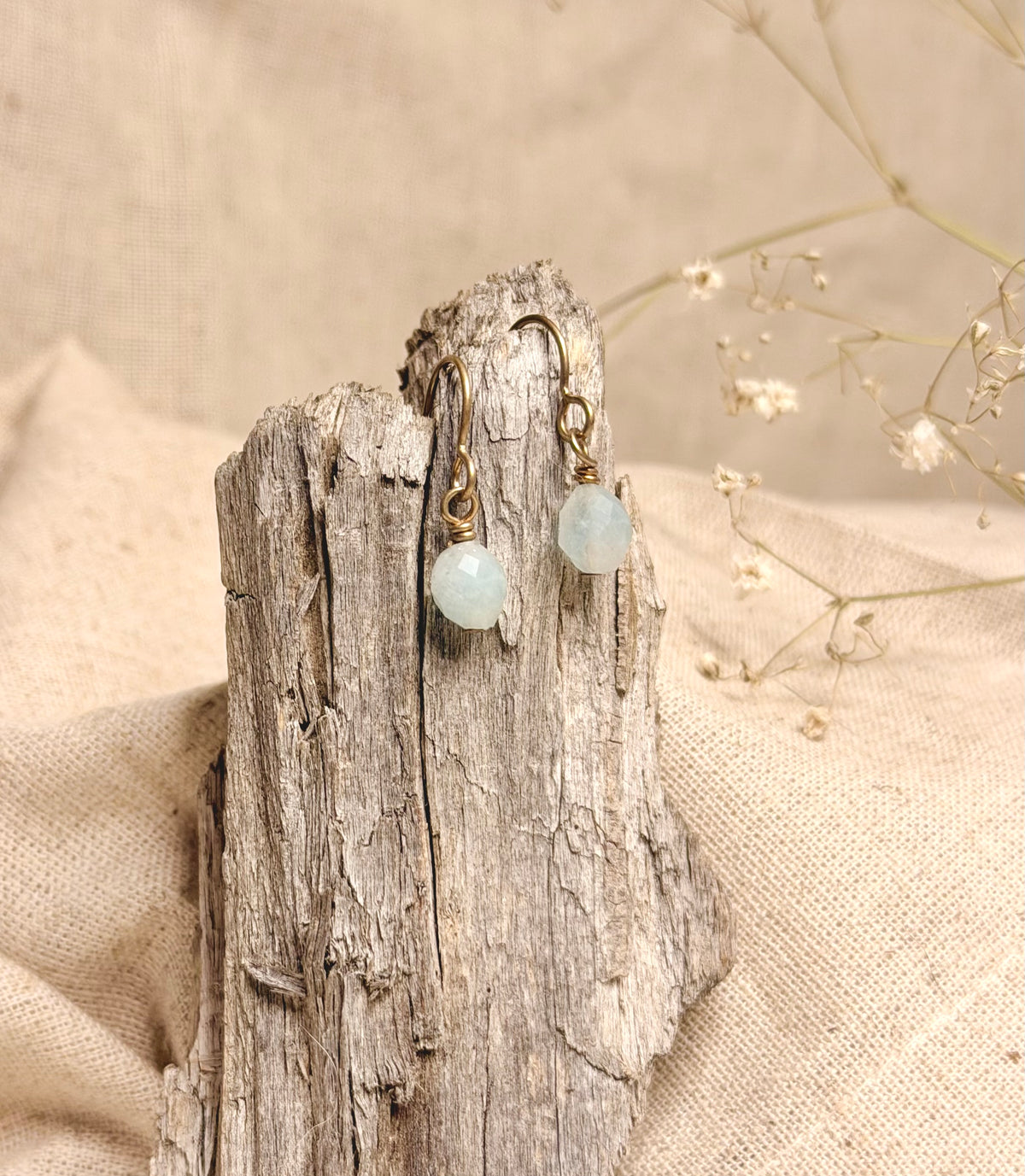 Aquamarine Earring