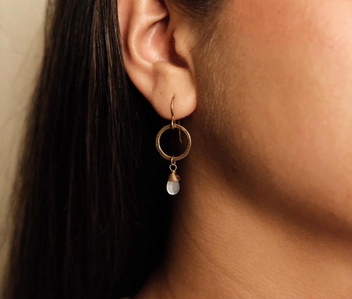 Perfectly Imperfect Moonstone Earrings