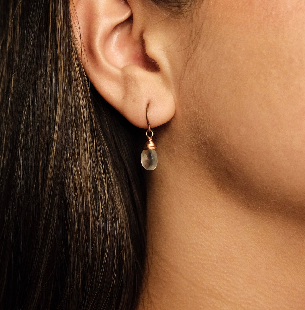 Rose Quartz Earrings