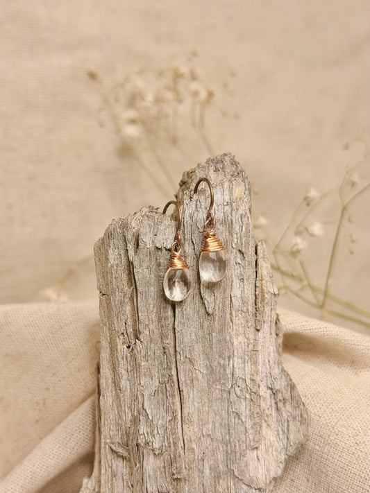 Rose Quartz Earrings