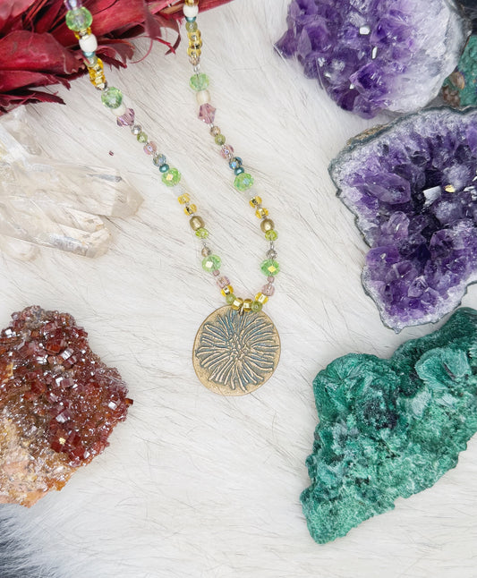 Ice Plant Flower Pendant