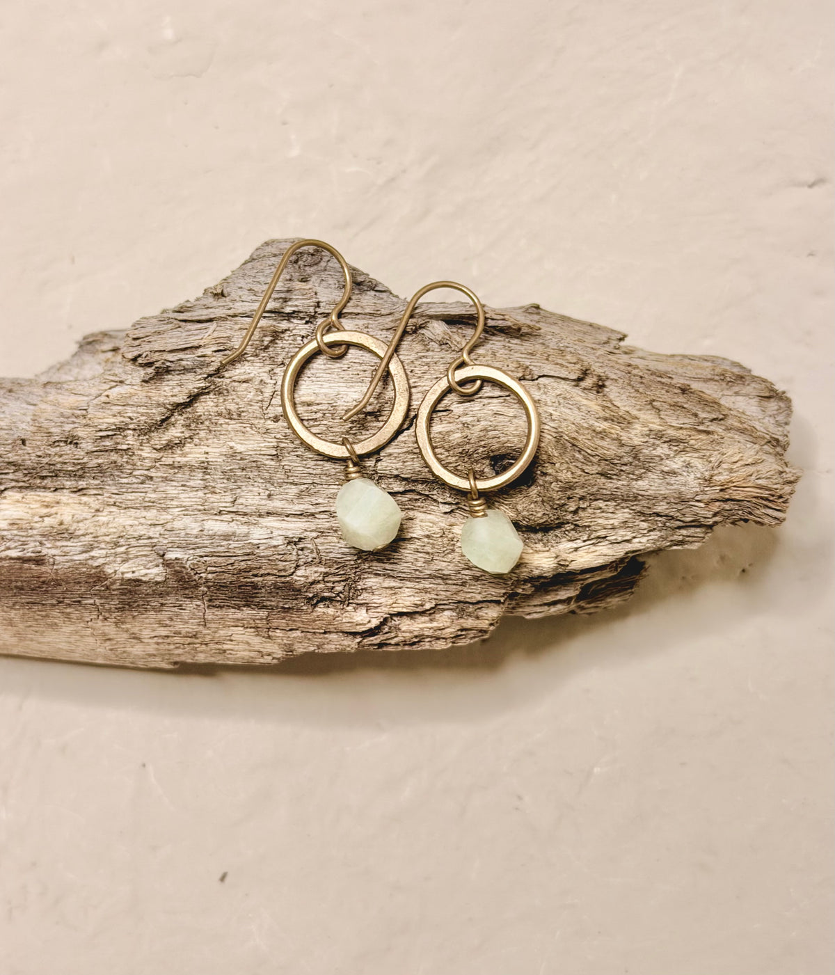 Perfectly Imperfect Prehnite Earrings