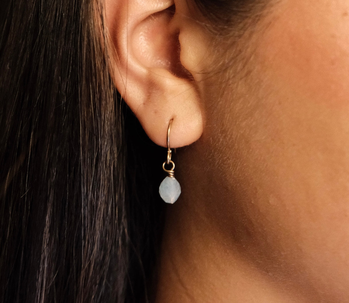 Aquamarine Earring