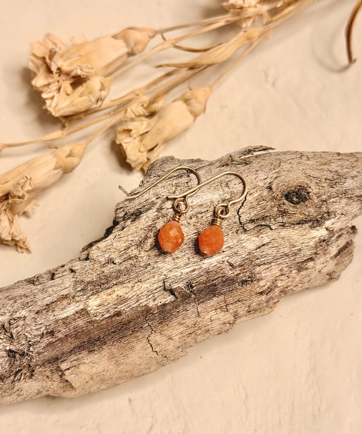 Sunstone Earrings