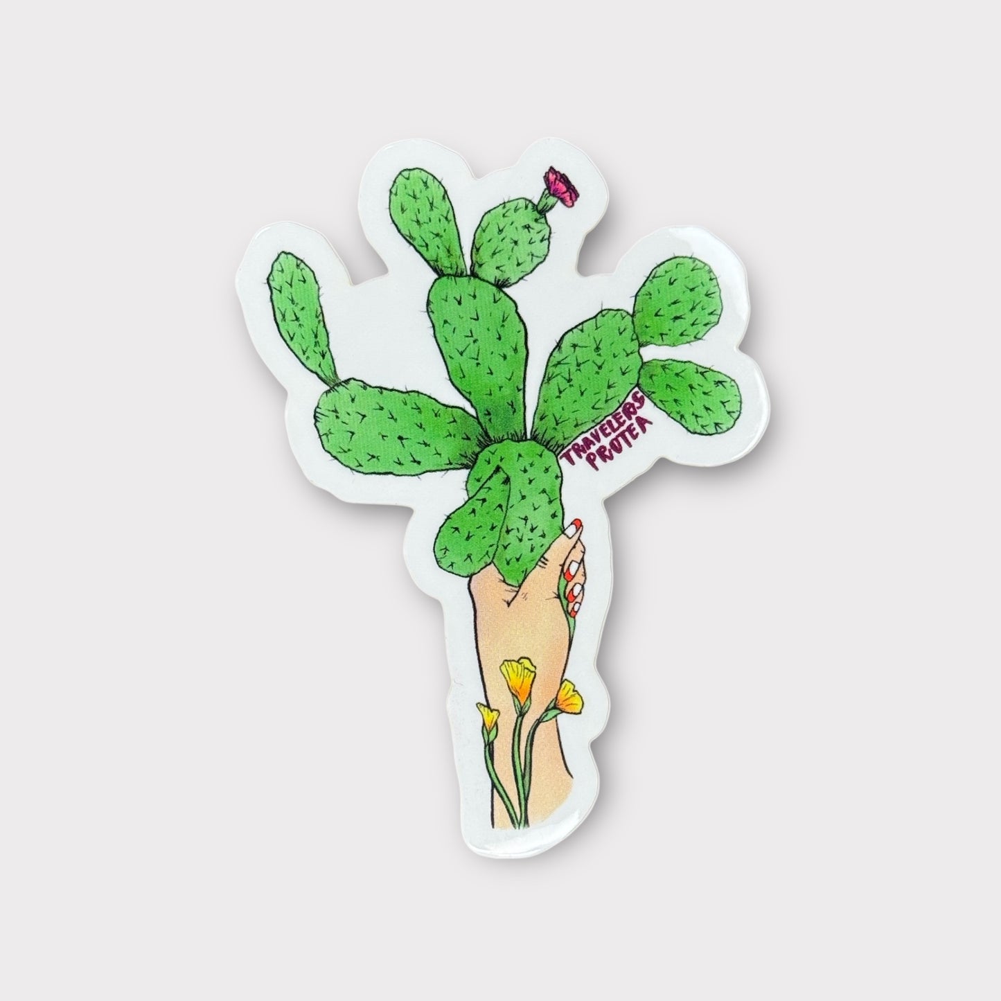 Nopal with Sweet Pea Sticker
