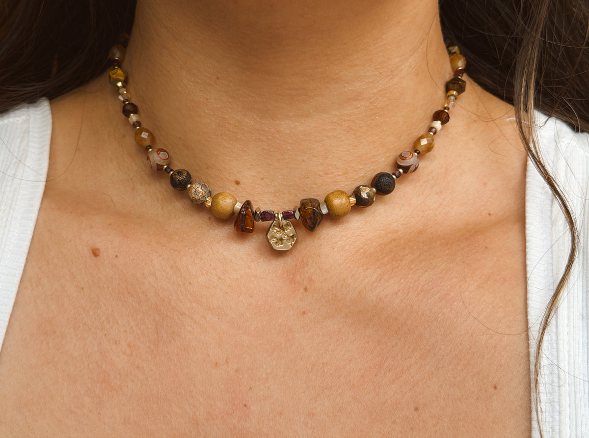Boho Beaded Choker