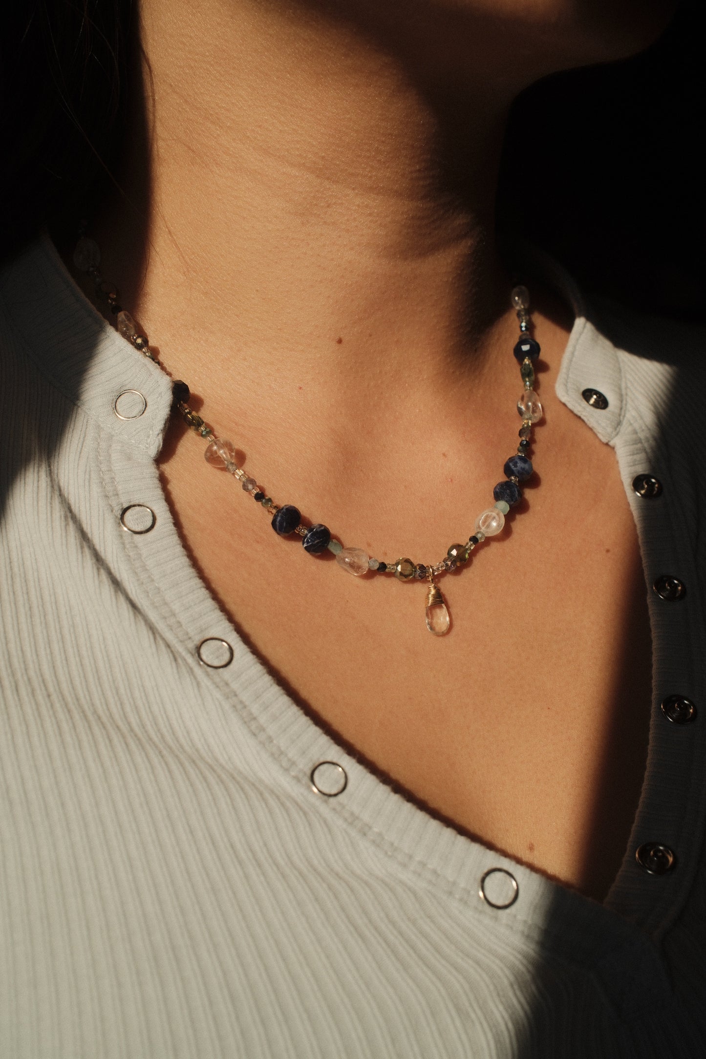 Stone Beaded Necklace