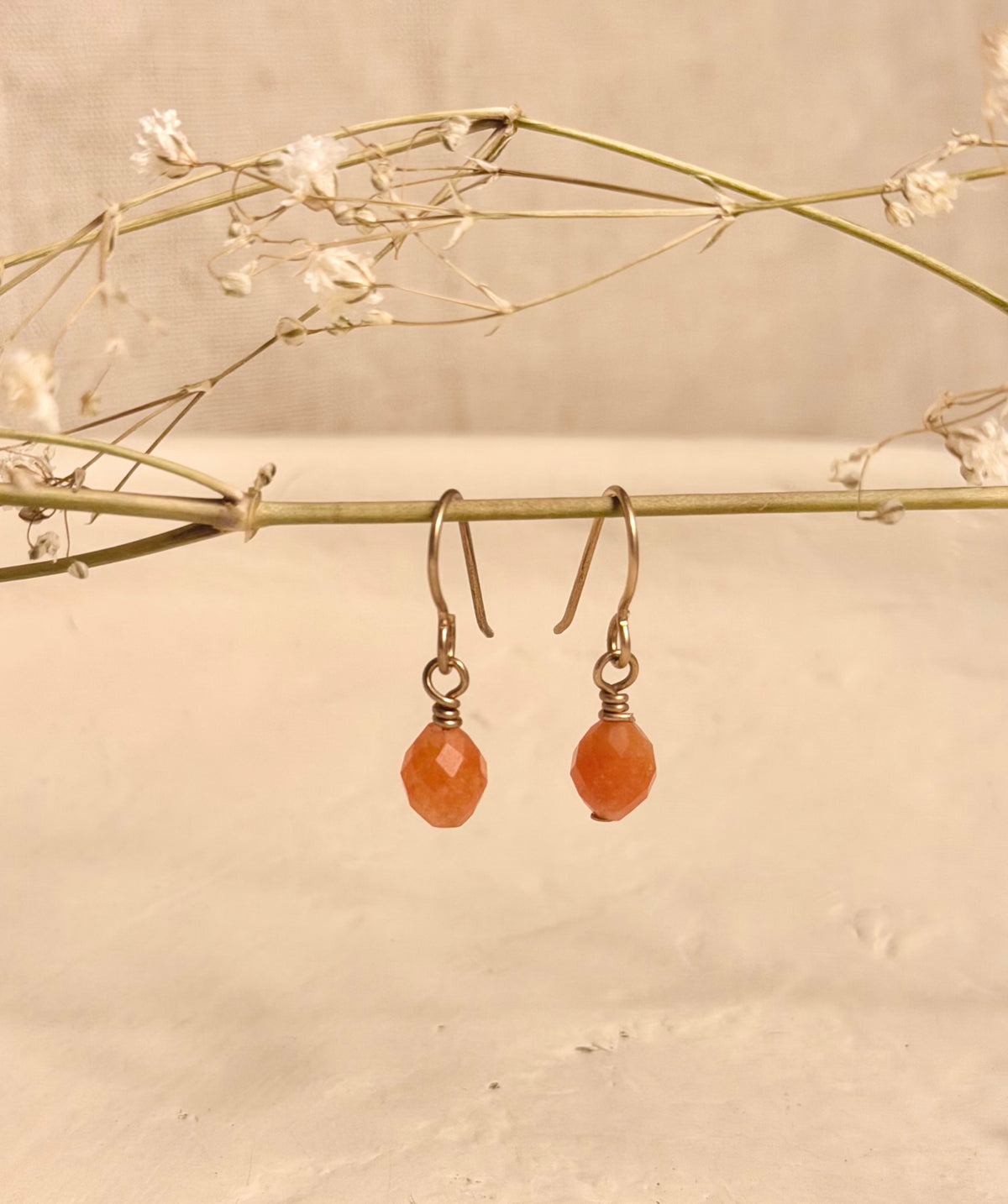 Sunstone Earrings