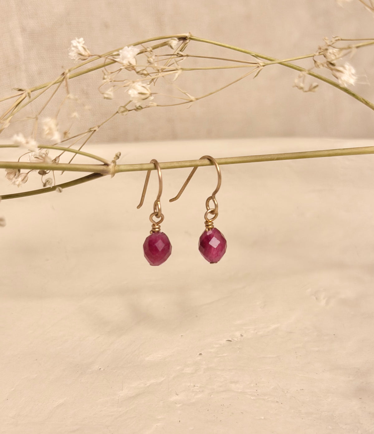 Ruby Earrings