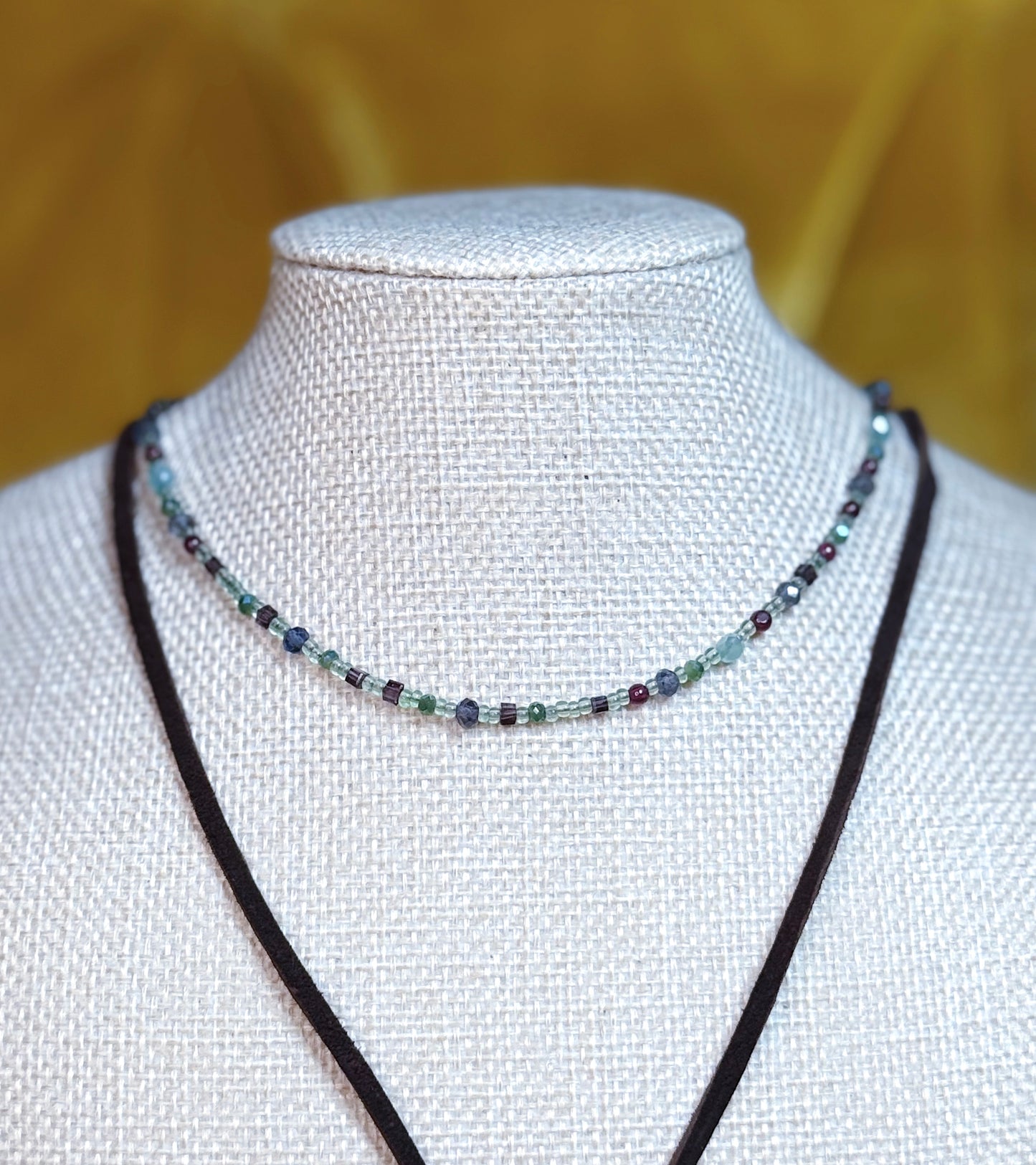 Conch Shell Necklace on Leather