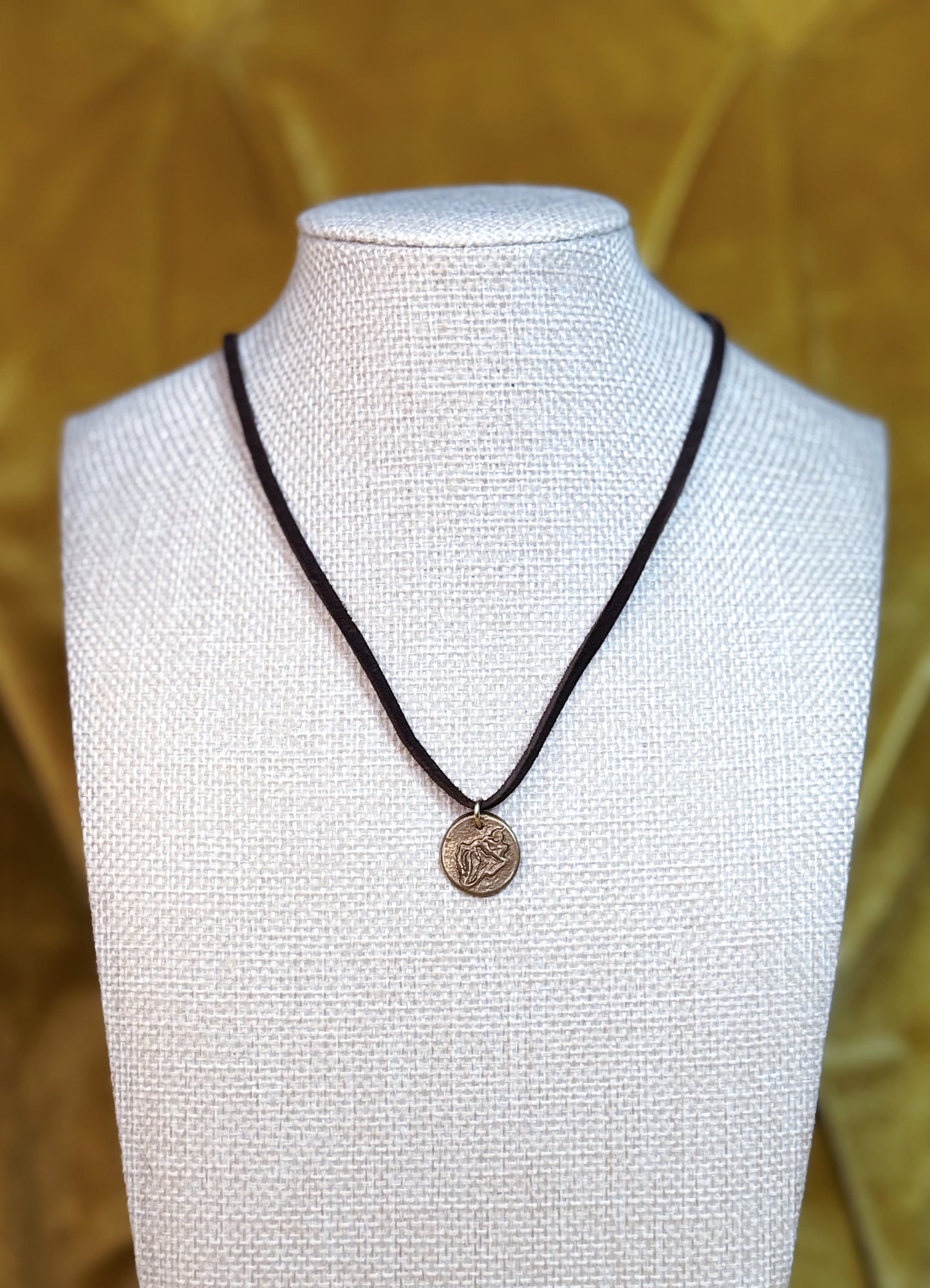 Conch Shell Necklace on Leather