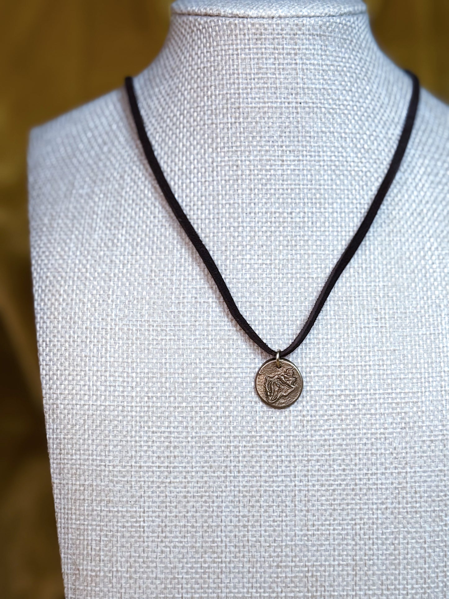 Conch Shell Necklace on Leather
