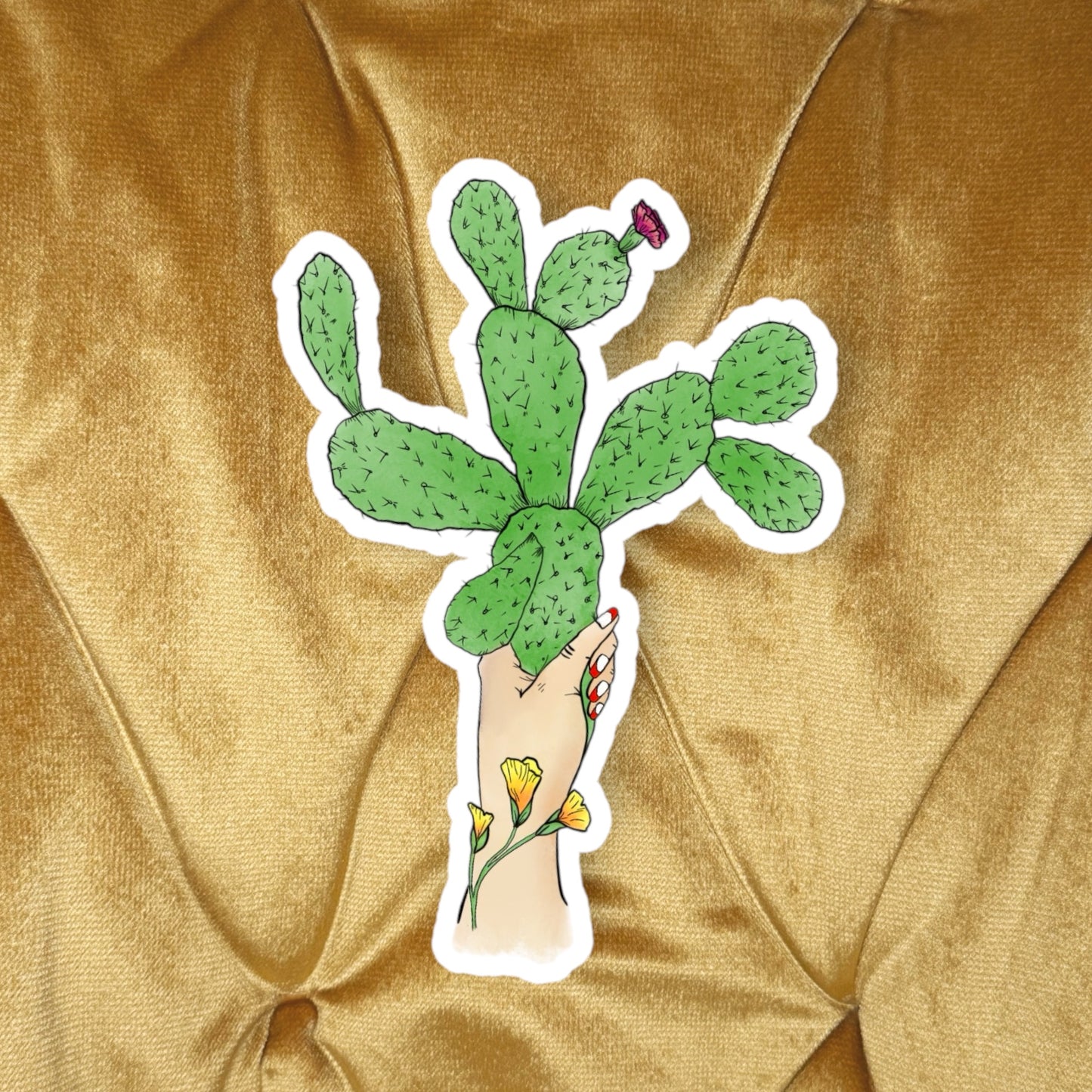 Nopal with Sweet Pea Sticker